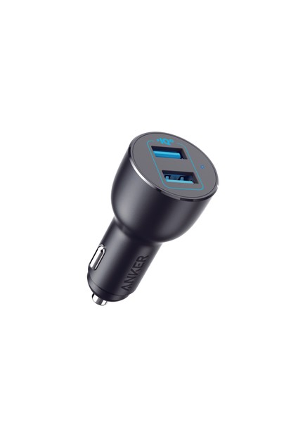 PowerDrive III 2-Port 36W Hızlı Araç Şarj Cihazı (Anker Türkiye Garantili)