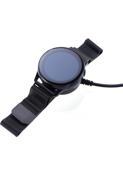 Samsung Galaxy Watch Active 2 44 mm SM-R820NS Manyetik Kablosuz USB Şarj Aygıtlı USB Kablo 1 Metre indirimleri