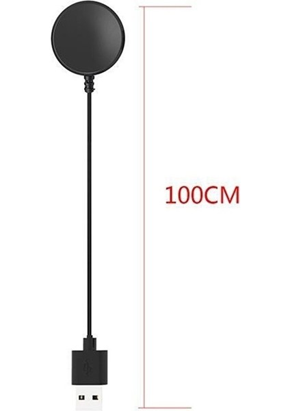 Samsung Galaxy Watch Active SM-R500 Manyetik Kablosuz USB Şarj Aygıtlı USB Kablo 1 Metre