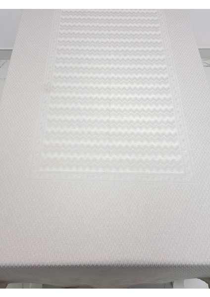 Ezgi Lüx Jakar Polycotton Kumaş Taş Masa Örtüsü Dikdörtgen 160x350 cm - 1070