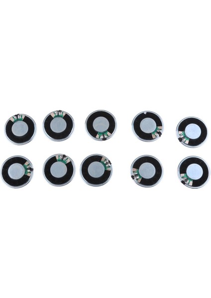 10 Parça 1 W 8ohm 32MM Dia Mini Metal Müzik Çalar Içinde Stereo Hoparlör (Yurt Dışından)