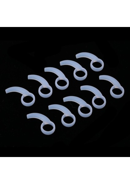 10X Evrensel Silikon Klip Kanca Kulak Içi Kulaklık Için Kulaklık Askı 9MM-13MM Beyaz (Yurt Dışından) indirimleri