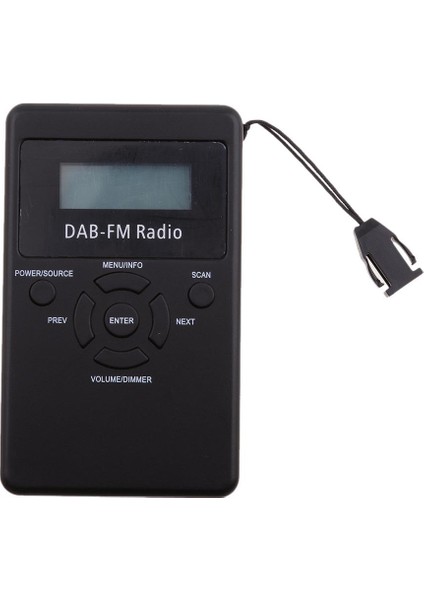 Dab - / Fm Rds Radyo Cep Dijital Dab Radyo Alıcısı W / Şarj Edilebilir Pil (Yurt Dışından)