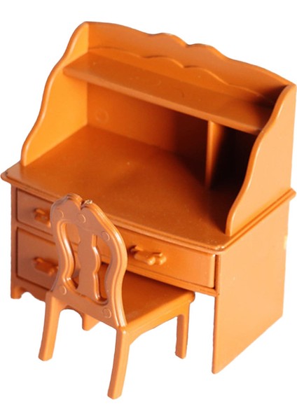 1/12 Soyunma Masa Bebek Evi Manzara Oturma Odası Mobilya Mini Oranments 2 Adet (Yurt Dışından)