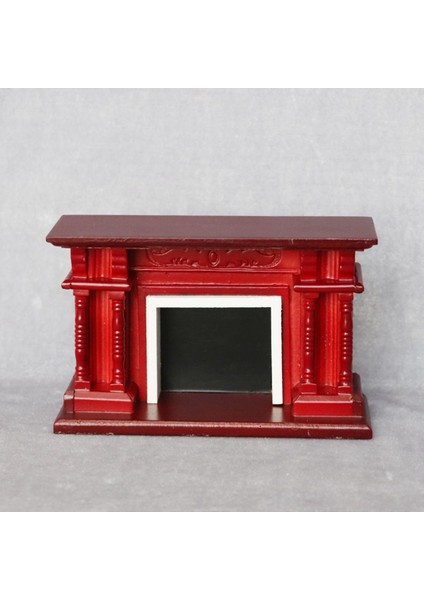 Ahşap Minyatür Şömine Model Oyuncaklar 1/12 Bebek Evi Mobilya Dekor Için (Yurt Dışından)