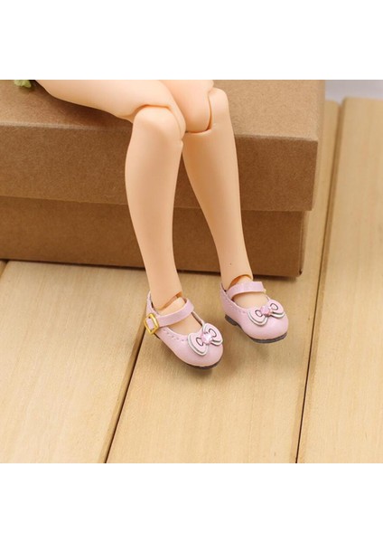 Ilmek Ayak Bileği Kayışı Pu Deri Ayakkabı Için 12 '' Blythe Bebek Aksesuarları Pembe (Yurt Dışından)