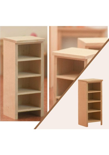 1:12 Ölçekli Dollhouse Dolabı Bebek Dekorasyon Dolap Doğum Günü Hediyeleri Orta (Yurt Dışından) modelleri