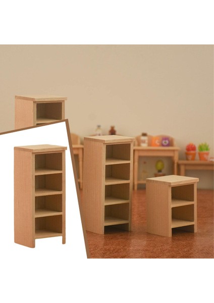 1:12 Ölçekli Dollhouse Dolabı Bebek Dekorasyon Dolap Doğum Günü Hediyeleri Orta (Yurt Dışından) fırsatları