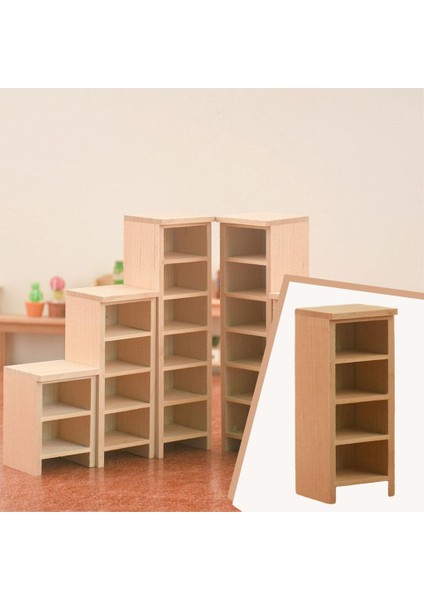 1:12 Ölçekli Dollhouse Dolabı Bebek Dekorasyon Dolap Doğum Günü Hediyeleri Orta (Yurt Dışından) indirimleri
