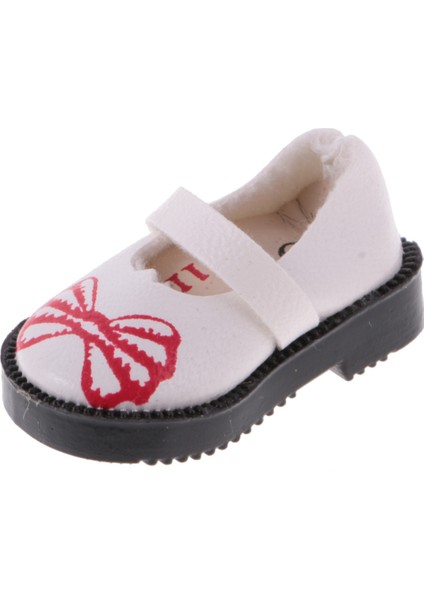 1 Pair Trendy Bebek Düz Ayakkabı 1/6 Için Fit 12 Inç Neo Blythe Azone Bebekler Beyaz (Yurt Dışından)