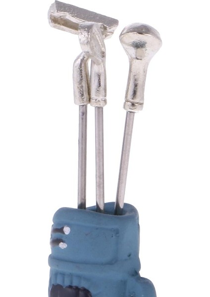 1:12 Ölçekli Golf Çantası ile 3 Sticks Dollhouse Minyatür Dekorasyon Accs Mavi (Yurt Dışından) fırsatları