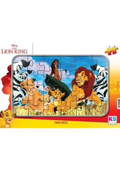 KS Games Aslan Kral (Lion King) 24 Parça Puzzle/yapboz