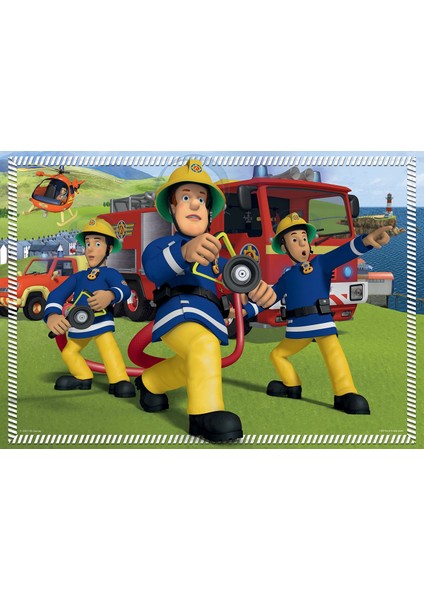 Itfayeci Sam (Fireman Sam) Lisanslı Puzzle/yapboz 100 Parça