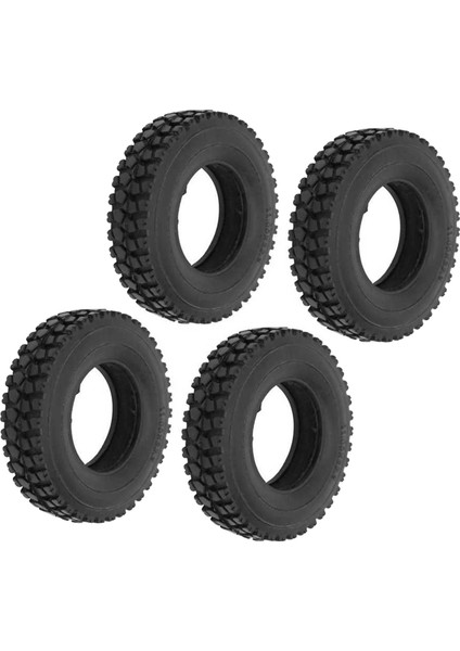 4 Parça Lastikler Kauçuk Güzel Kavrama Aksesuarları Mikro Tamiya 1/14 Rc Paletli Çakıllı Desen (Yurt Dışından)