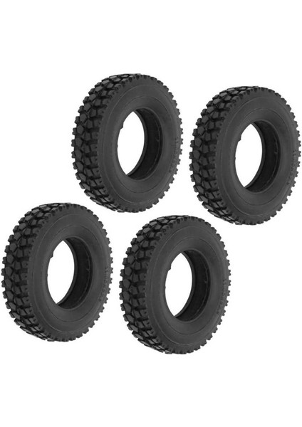 4 Parça Lastikler Kauçuk Güzel Kavrama Aksesuarları Mikro Tamiya 1/14 Rc Paletli Çakıllı Desen (Yurt Dışından)