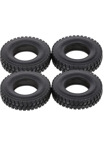 4 Parça Lastikler Kauçuk Güzel Kavrama Aksesuarları Mikro Tamiya 1/14 Rc Paletli Çakıllı Desen (Yurt Dışından)