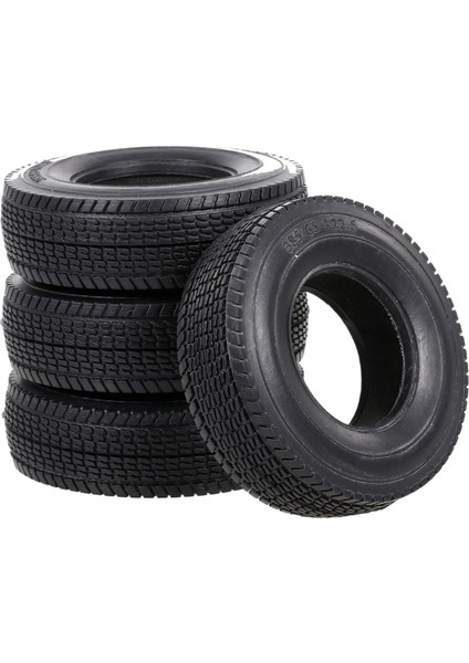 4 Parça Lastikler Kauçuk Güzel Kavrama Aksesuarları Mikro Tamiya 1/14 Rc Paletli Dikey Desen Için (Yurt Dışından)