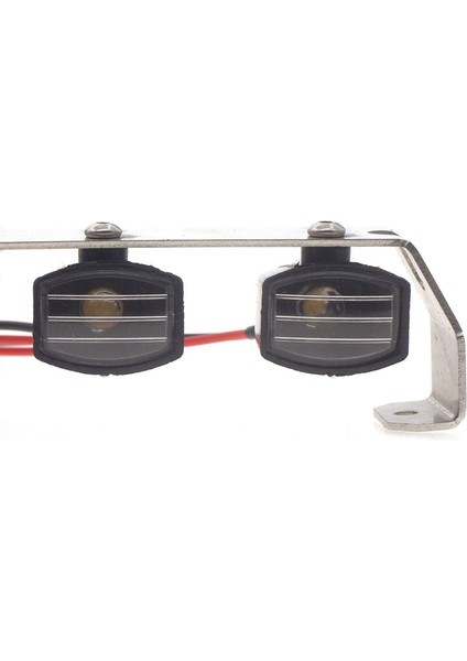 1:10 Rc Araba Işık Bar Seti Yanıp Sönen Lamba Trx4 SCX10 Paletli Aksesuarlar Için 4 LED Işıklar (Yurt Dışından) modelleri