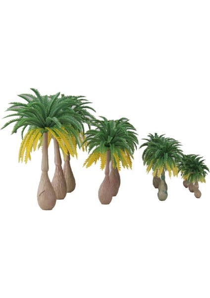 12 Adet Model Hindistan Cevizi Palmiye Ağaçları Plaj Manzarası 1: 100-1: 250 Z N Skala 4-10 cm (Yurt Dışından)