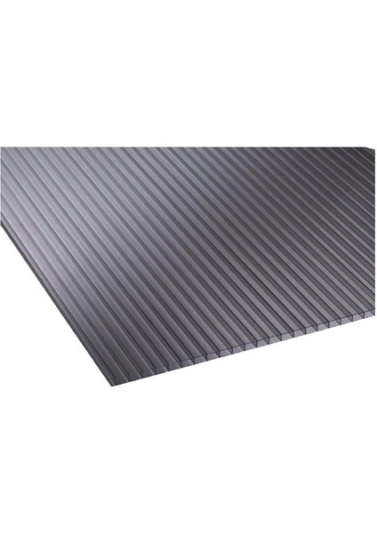 150X210X4 mm Gri Oluklu Polikarbon Levha