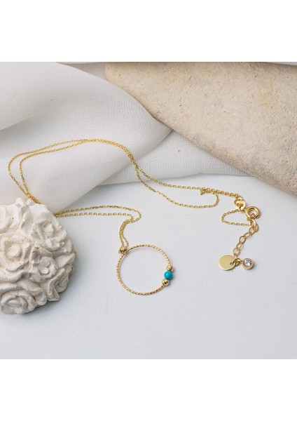 Toplu Halka Taşsız Altın Kolye modelleri