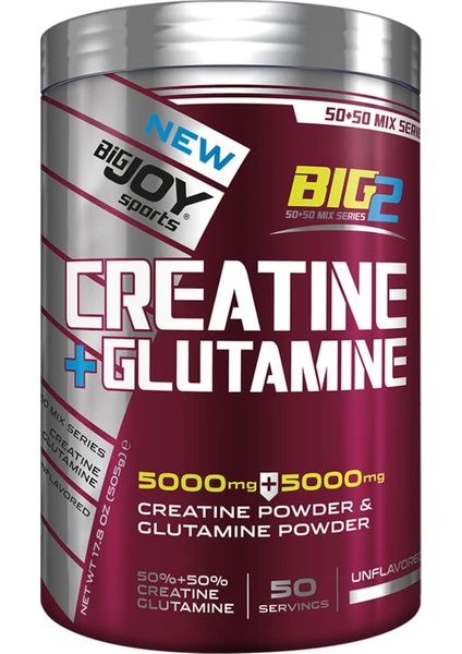 Bigjoy Big2 Creatine + Glutamine 505 Gr Aromasız