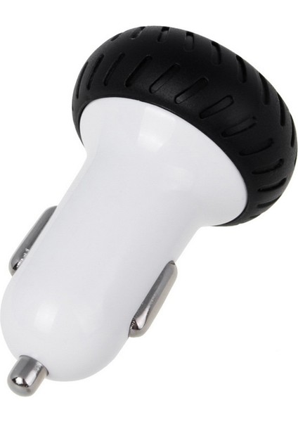 Mini Tekerlekler Tasarım 5 V 1.0A + 2.1A Çift USB Evrensel Hızlı Araç Şarj Telefonları Tabletler Için Beyaz + Siyah (Yurt Dışından) fiyatları