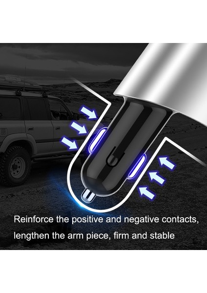 HY10 3 In 1 Çakmak Dönüşüm Fiş Araç Şarj Cihazı Gümüş (Yurt Dışından) fırsatları