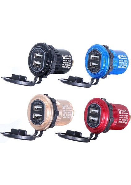Metal Çift USB Araç Şarj 5 V 4.8A Alüminyum Alaşımlı Araç Şarjı (Yurt Dışından) fiyatları
