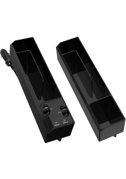 Araba Koltuk Saklama Kutusu ile Kablo Araba USB Şarj Cihazı, Stil: 2-Wire + Saklama Kutusu (Yurt Dışından) fırsatları