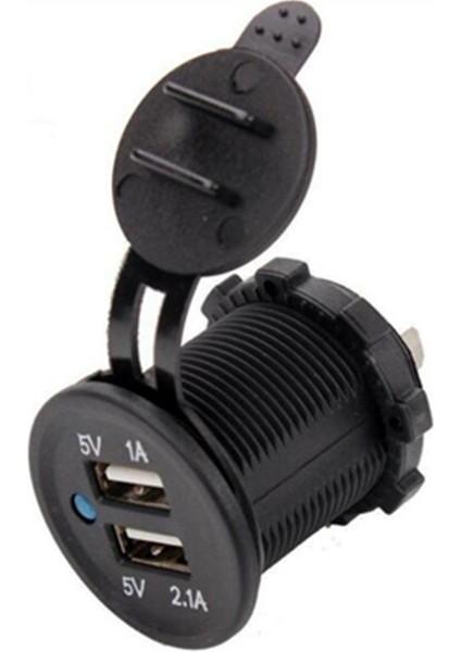 Araba Motosiklet Abs Çift Bağlantı Noktası Şarj (Yurt Dışından)