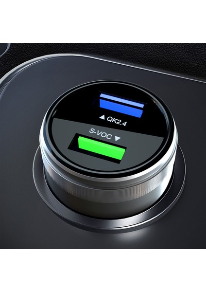 Oppo / Huaweı Siyah Için Çift USB 66W Araba Flaş Şarj Cihazı (Yurt Dışından) modelleri