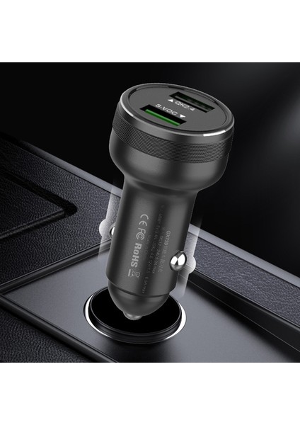 Oppo / Huaweı Siyah Için Çift USB 66W Araba Flaş Şarj Cihazı (Yurt Dışından) fırsatları