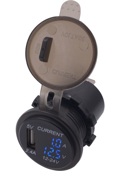 Evrensel Araba Tek Bağlantı Noktası USB Şarj Güç Çıkışı Adaptörü 2.4A 5 V IP66 (Yurt Dışından) fiyatları