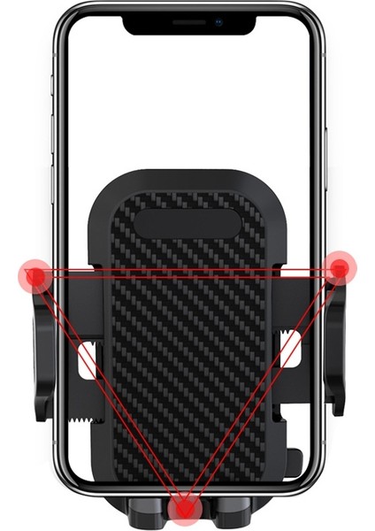 Çok Fonksiyonlu Araç Telefon Tutucu Siyah (Yurt Dışından) fiyatları
