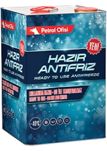 Petrol Ofisi Hazır Antifriz - 16 kg -40 C