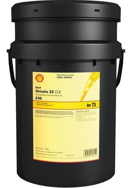 Omala S2 Gx 320 Şanzıman Dişli Yağı - 20 Litre