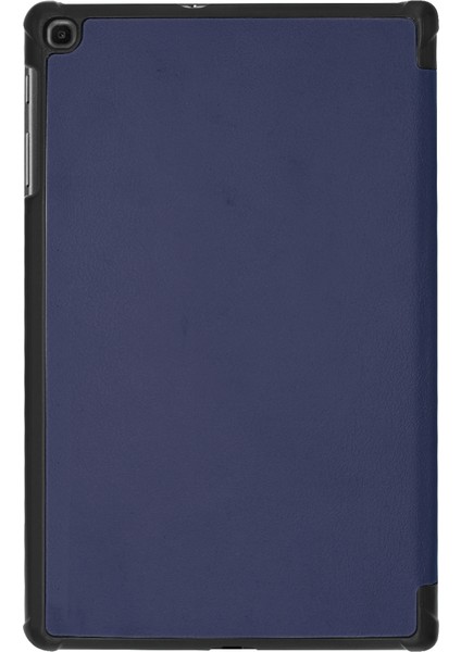 Galaxy Tab A 10.1 (2019) T510 / T515 Için Pu Deri Kılıf Koyu Mavi (Yurt Dışından)