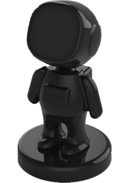 Topfree Astronot Araç Braketi Manyetik Yapışkan Araç Telefon Braketi Siyah (Yurt Dışından)