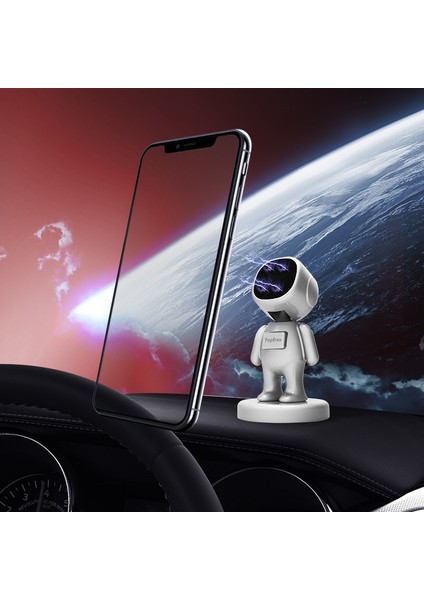 Topfree Astronot Araç Braketi Manyetik Yapışkan Araç Telefon Braketi Siyah (Yurt Dışından) modelleri