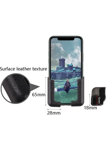 3 Pairs Araç Cep Telefonu Tutucu Ayarlanabilir Standı Siyah (Yurt Dışından) modelleri