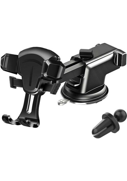 2 Adet Araç Telefonu Tutucu Navigasyon Braketi Gösterge Paneli Braketi (Yurt Dışından)