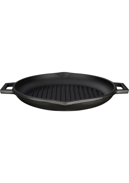 Yuvarlak Grill Tava Çap 26 Metal Kulplu