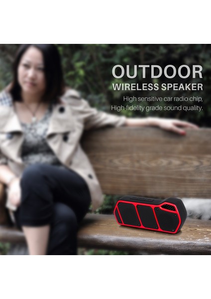 Newrixing NR-5011 Açık Taşınabilir Bluetooth Speelfer Mavi (Yurt Dışından)