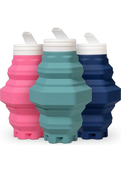 500 ml Katlanır Su Şişesi Silikon Spor Taşınabilir Seyahat Termosu (Yurt Dışından) fiyatları