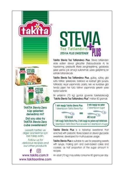 Stevia Plus Toz Tatlandırıcı 250 gr x 2