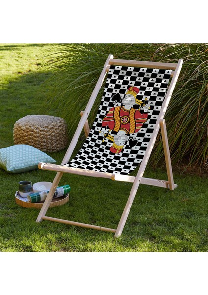 Adawall Poker Man Katlanabilir Şezlong
