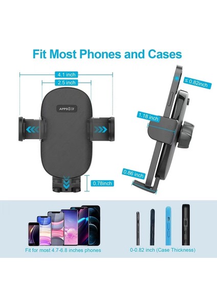 Ön Cama Montajlı Araç Içi Telefon Tutucu -Siyah (Yurt Dışından) modelleri