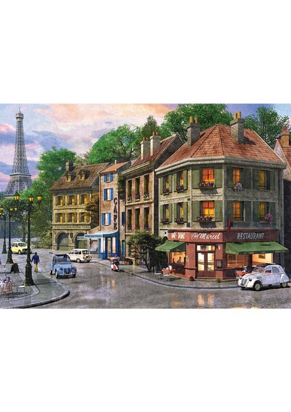 Elasya Hediyelik 11307 Ks, Paris Streets, 2000 Parça Puzzle