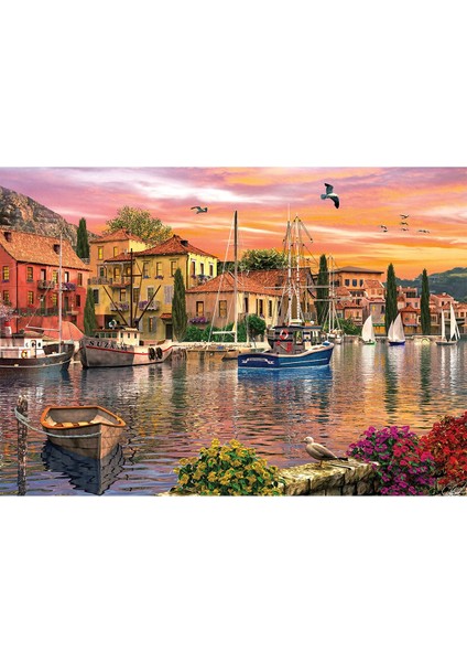 Elasya Hediyelik 11308 Ks, Harbour Sunset , 2000 Parça Puzzle